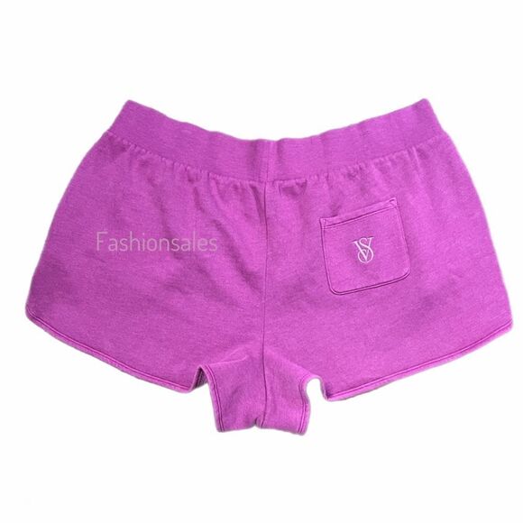 Victorias Secret On Point Soft Fleece Shorts magenta XXL - Picture 1 of 2